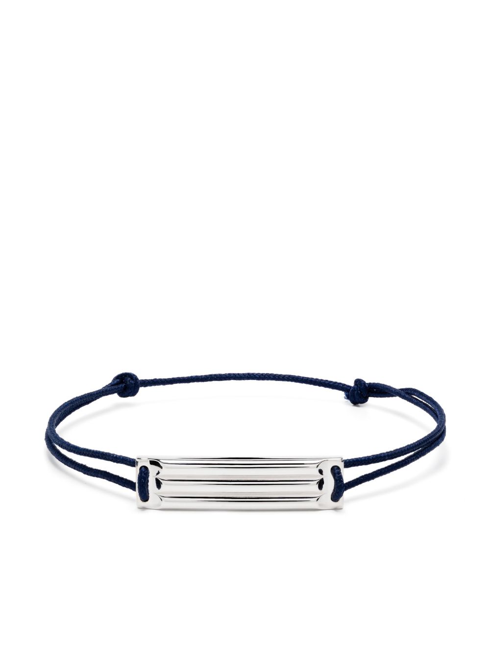 Le Gramme sterling silver 5g Gordon braided bracelet - 银色