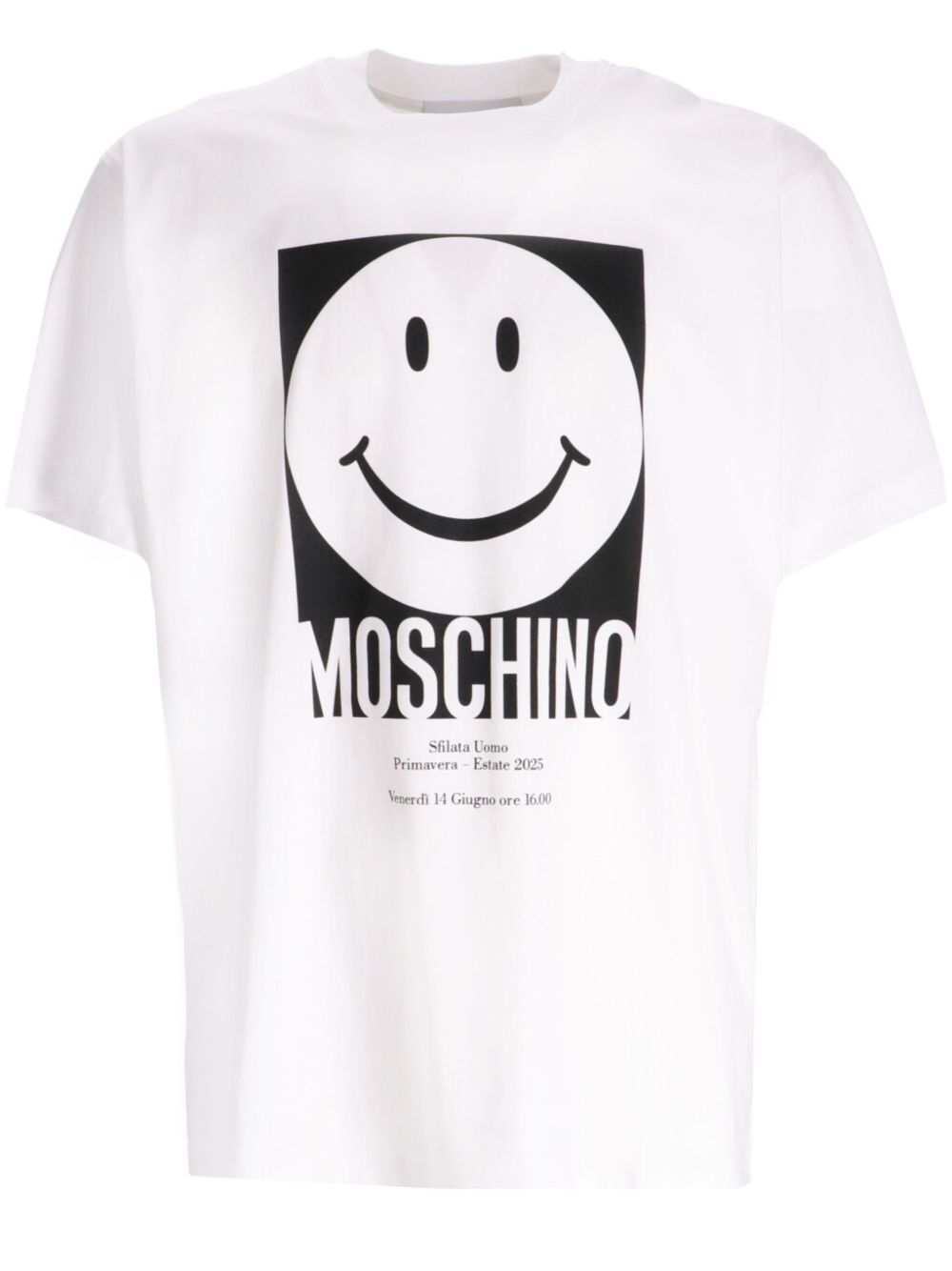 Moschino Smiley T恤 - 白色