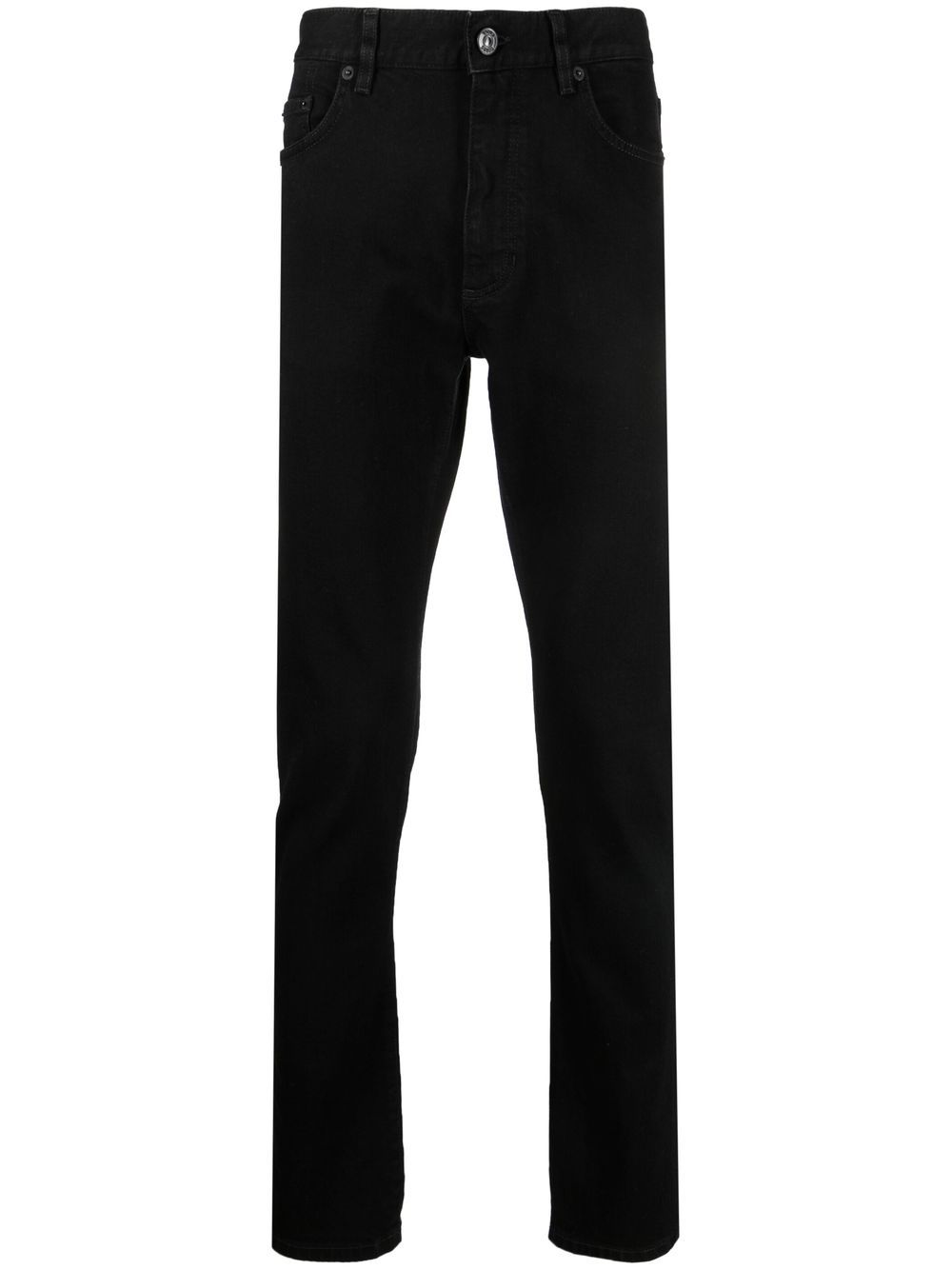 Zegna Roccia 修身牛仔裤 - 黑色