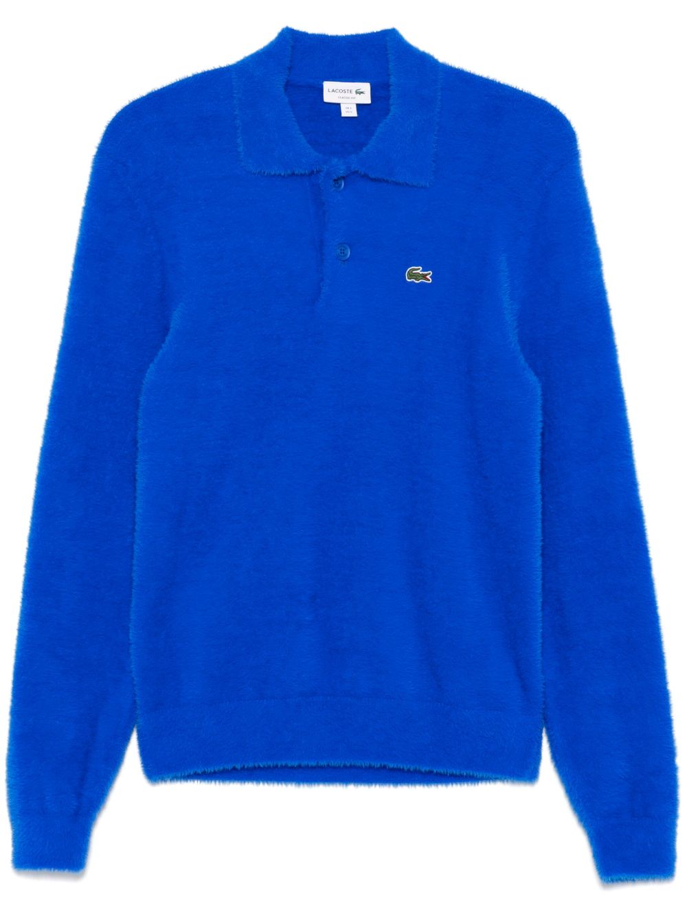 Lacoste 人造皮草polo衫 - 蓝色