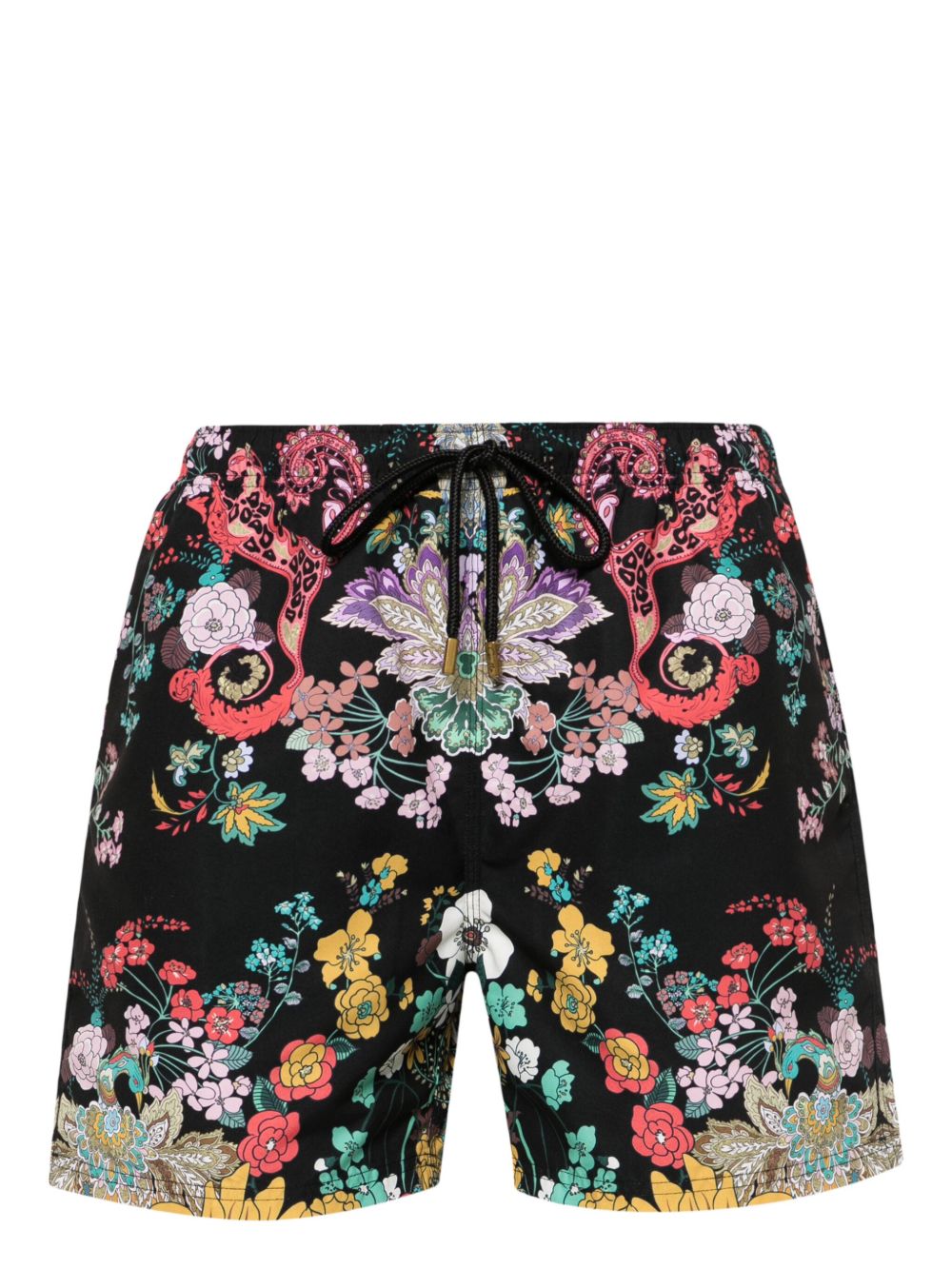 Camilla We Wore Folklore 印花泳裤 - 黑色