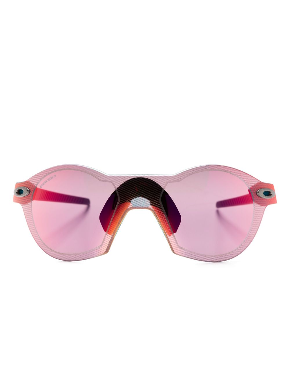Oakley SubZero 圆框镜面太阳眼镜 - 蓝色