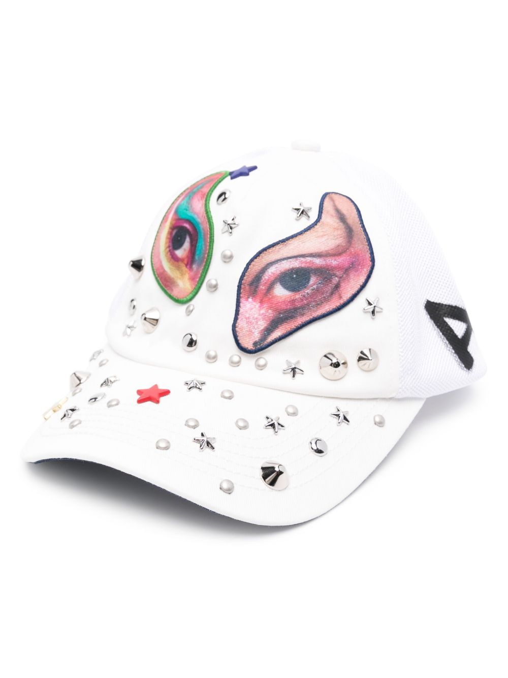 Acne Studios 铆钉缀饰棒球帽 - 白色