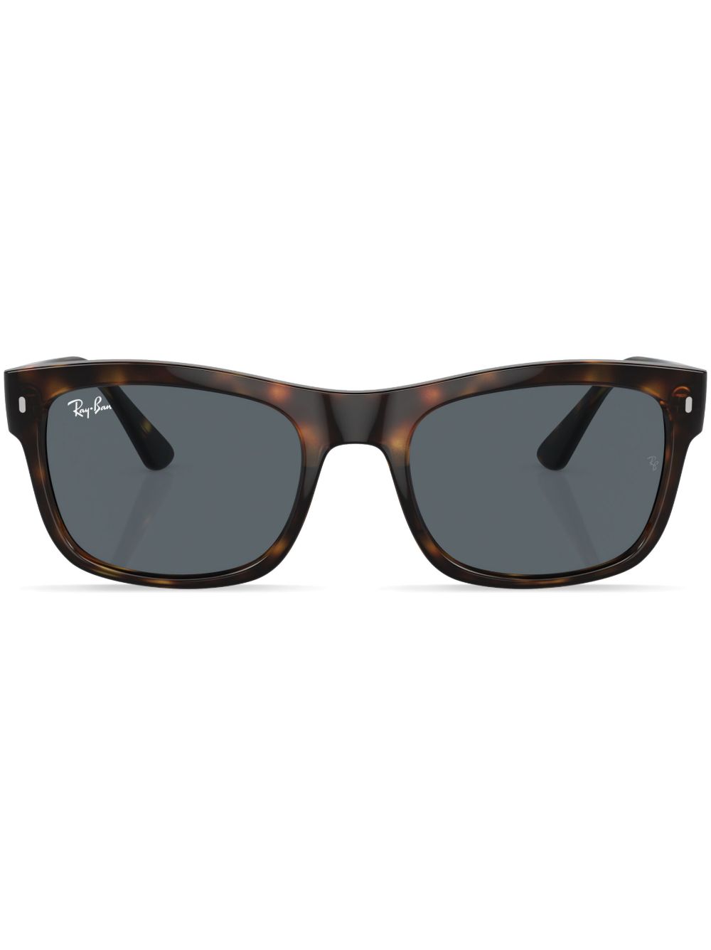 Ray-Ban 玳瑁纹效果方框太阳眼镜 - 绿色