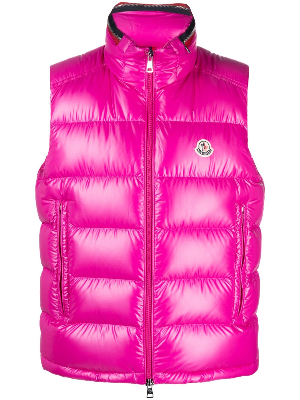 Moncler Ouse 填充马甲 - 粉色