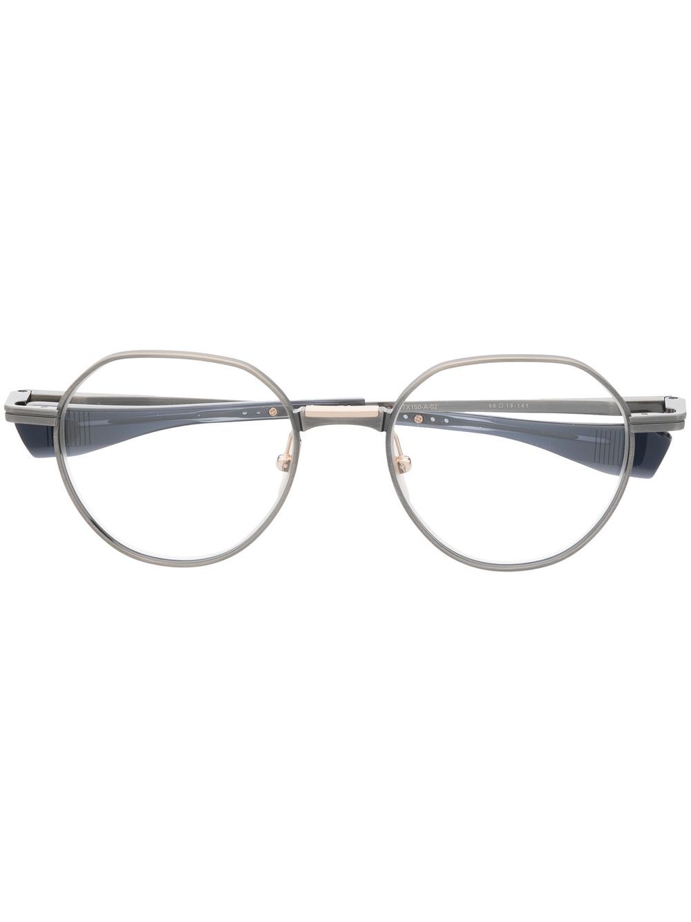 Dita Eyewear Vers-One 几何镜框眼镜 - 银色