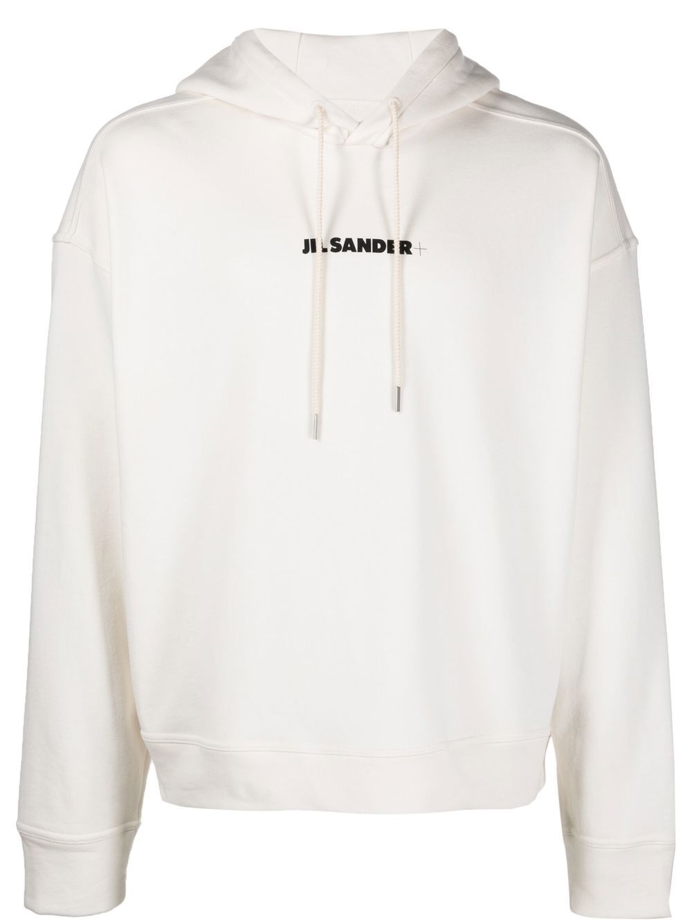Jil Sander logo印花细节连帽衫 - 中性色