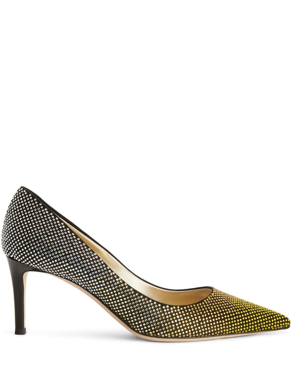 Giuseppe Zanotti Celie 晶饰高跟鞋 - 黑色