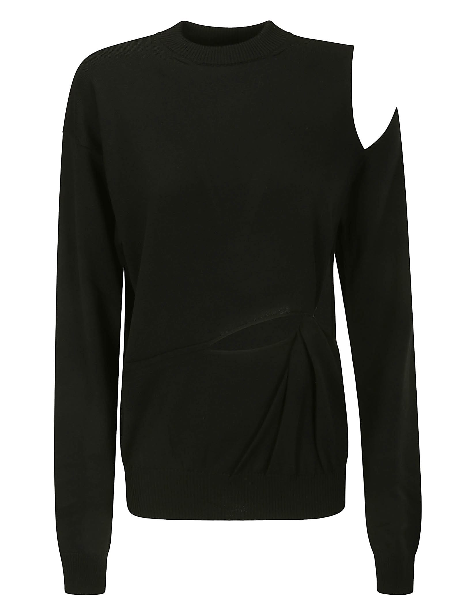 SportMax Black Virgin Wool Sweater