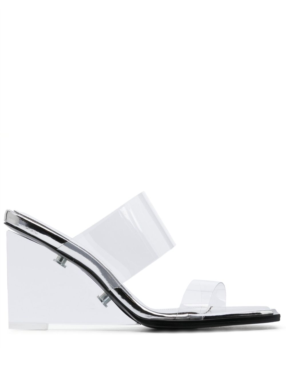 Alexander McQueen Shard 透明穆勒鞋 - 中性色