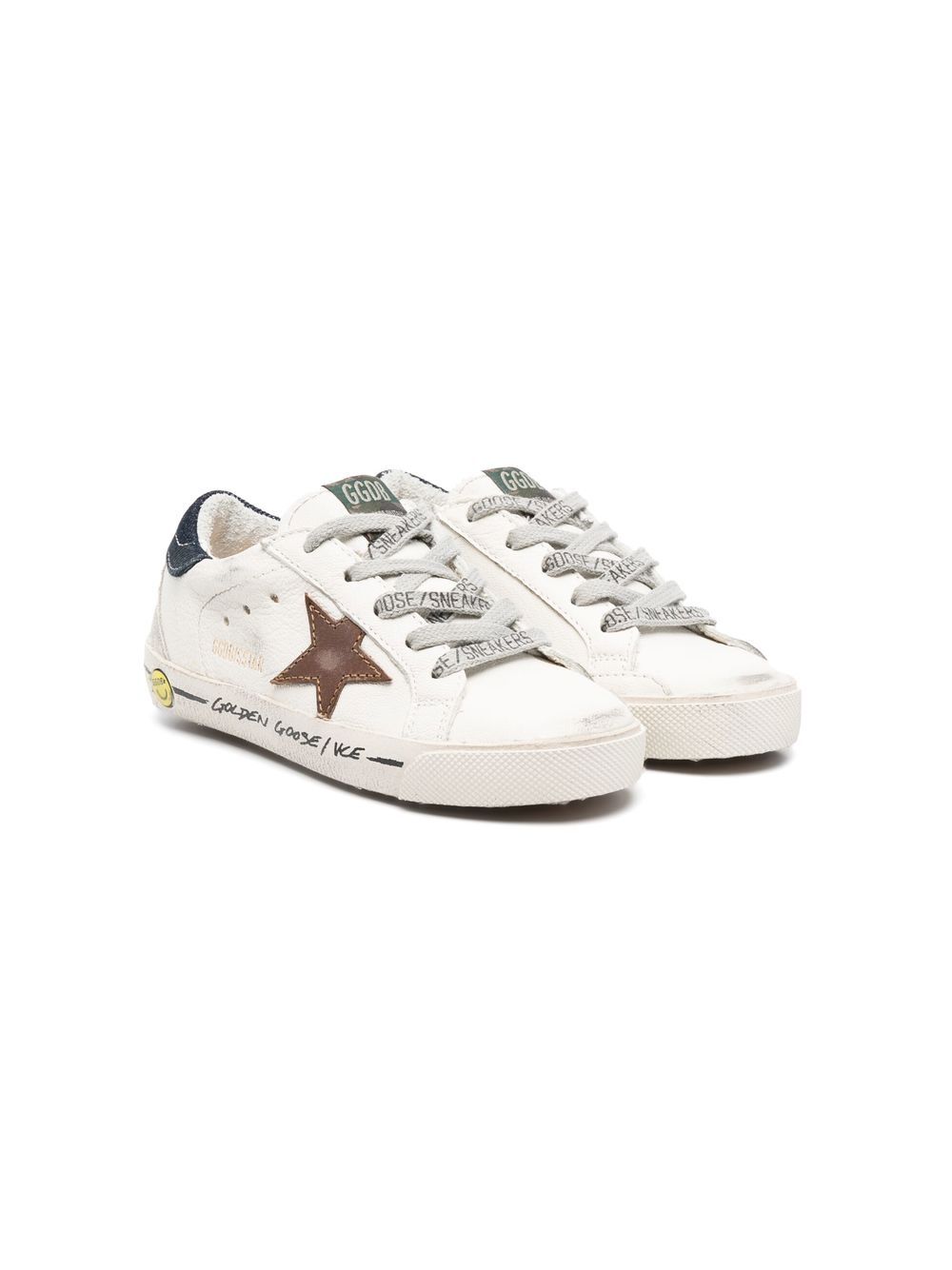 Golden Goose Kids Super-Star 低帮运动鞋 - 中性色