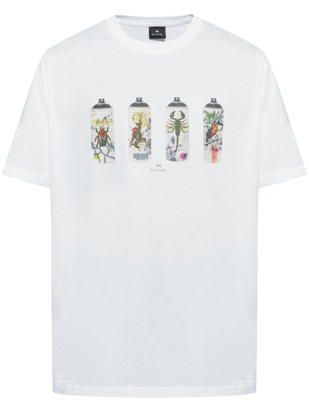 PS Paul Smith Spray Cans 印花T恤 - 白色