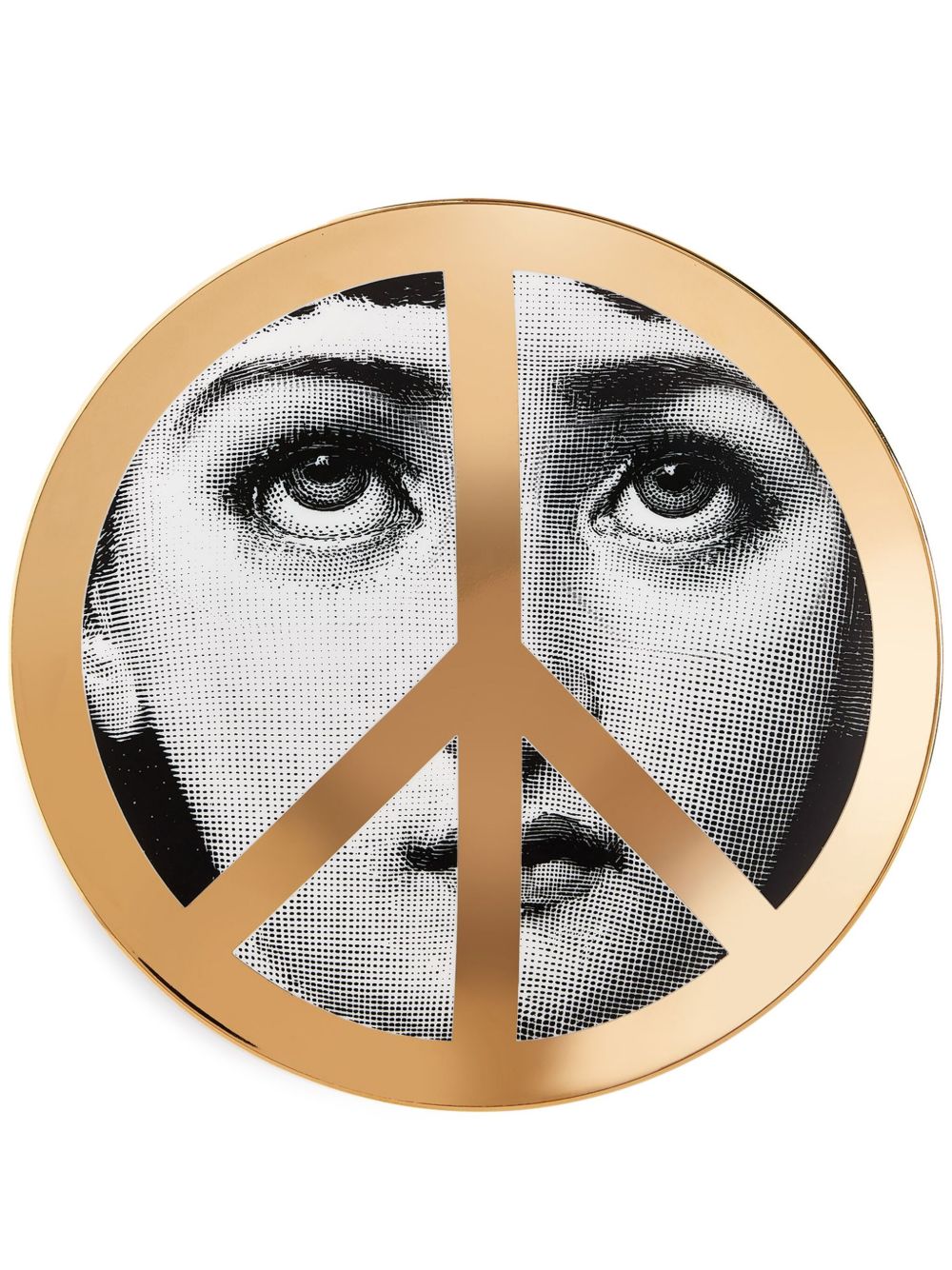 Fornasetti Variazioni n.404 装饰盘 - 黑色