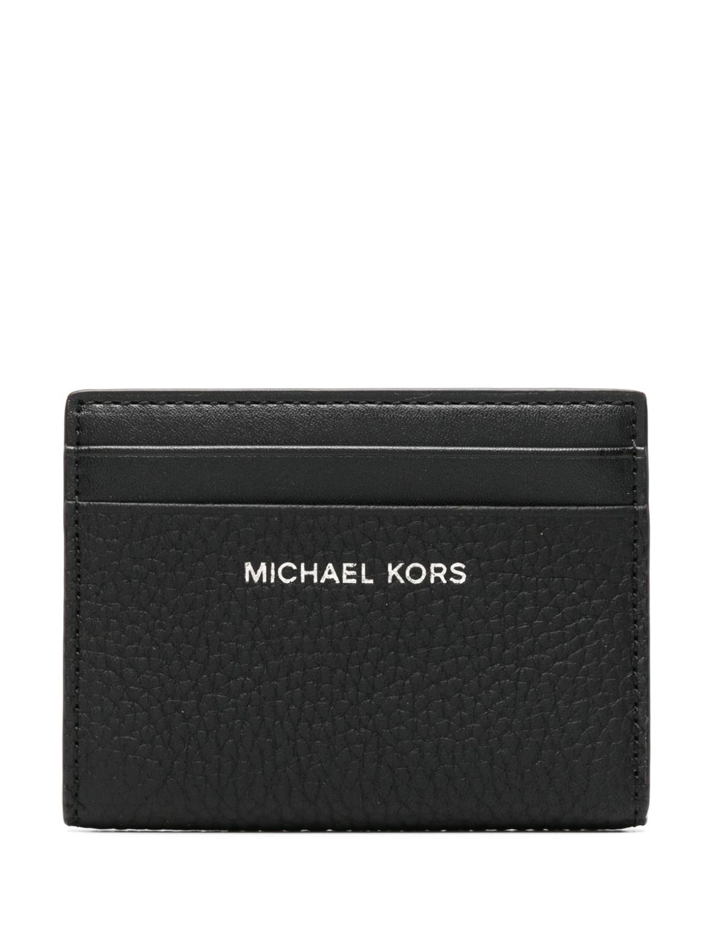 Michael Kors Folio 对折皮质钱包 - 黑色