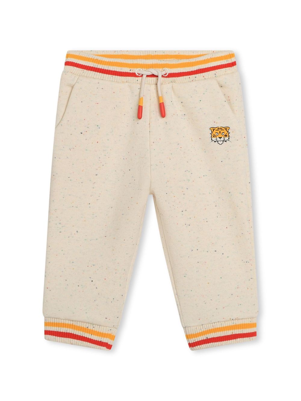Kenzo Kids Kotora 印花抽绳运动裤 - 中性色