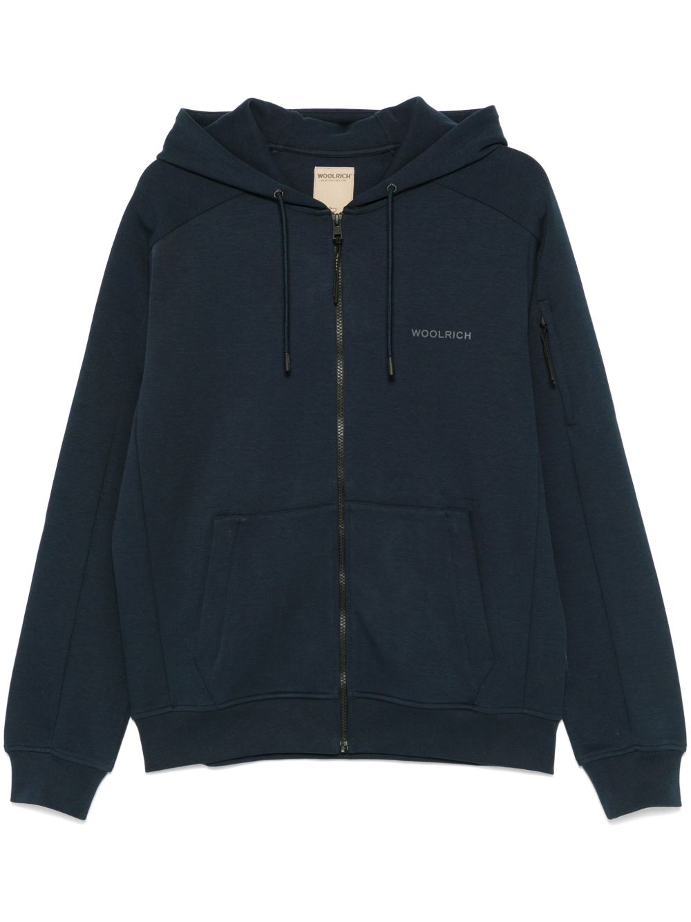 Woolrich 拉链连帽衫 - 蓝色