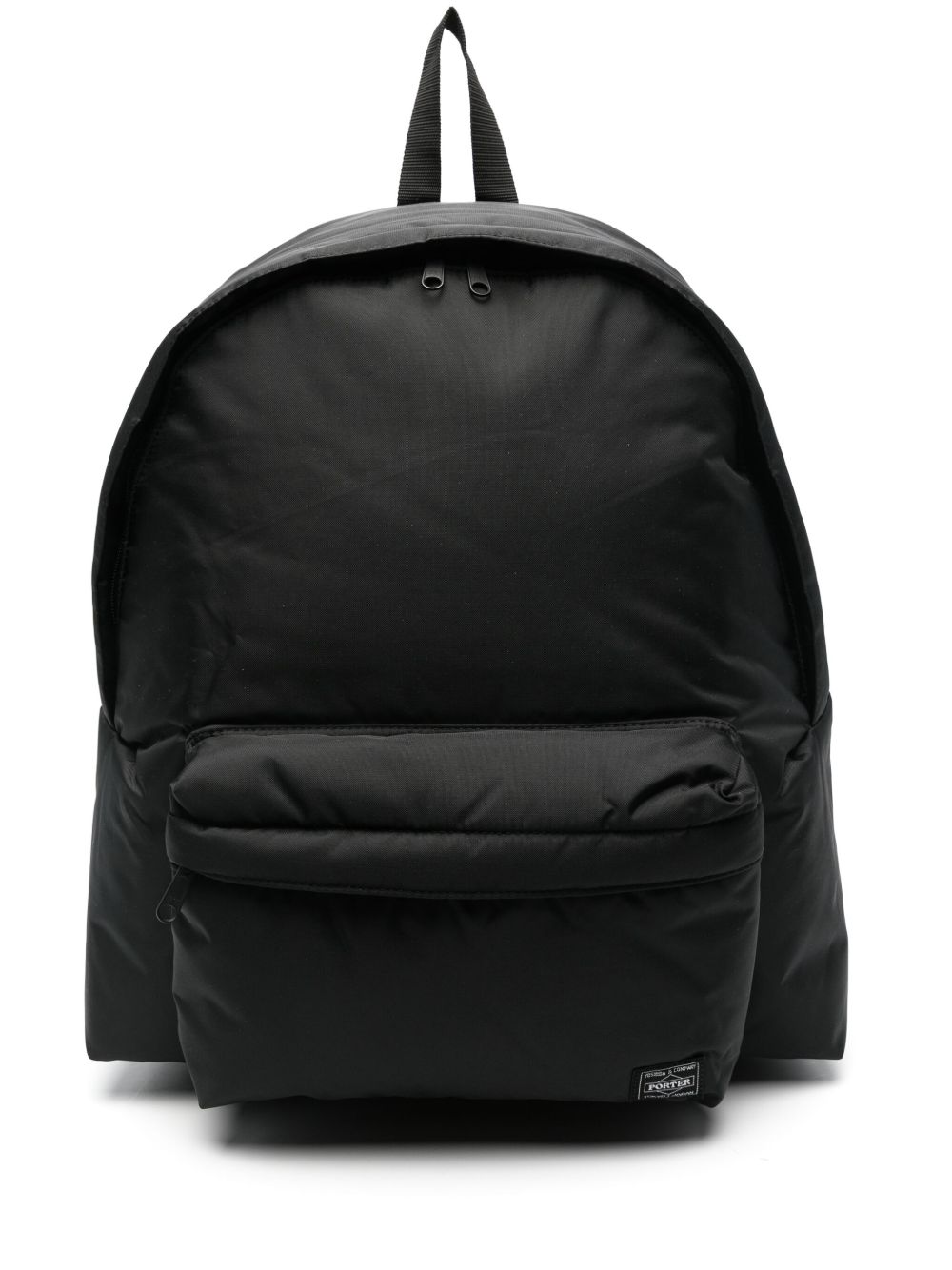 Black Comme Des Garçons logo吊牌双肩包 - 黑色