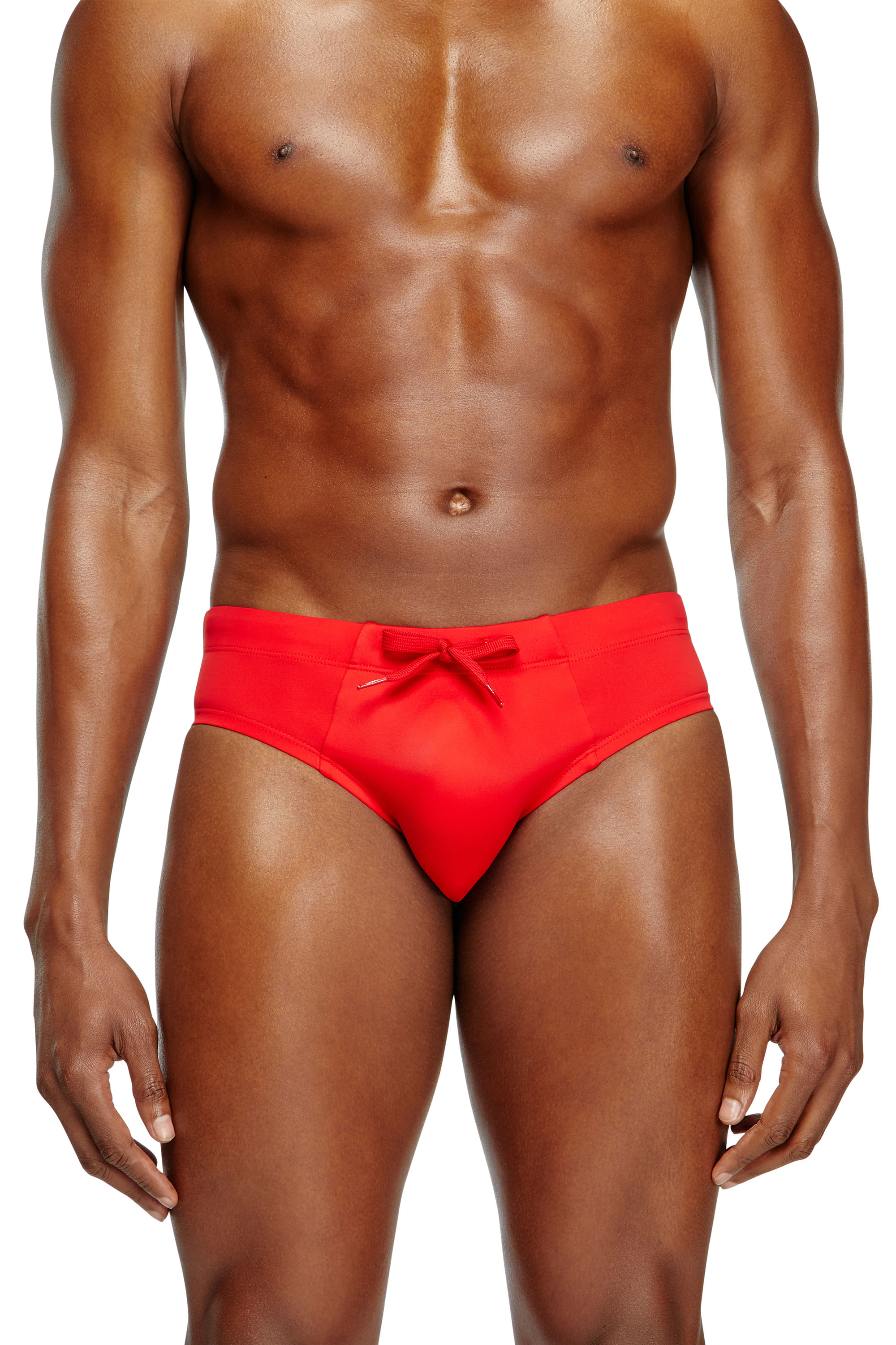 Diesel - Swim briefs with logo back - Swim briefs - Man - Red