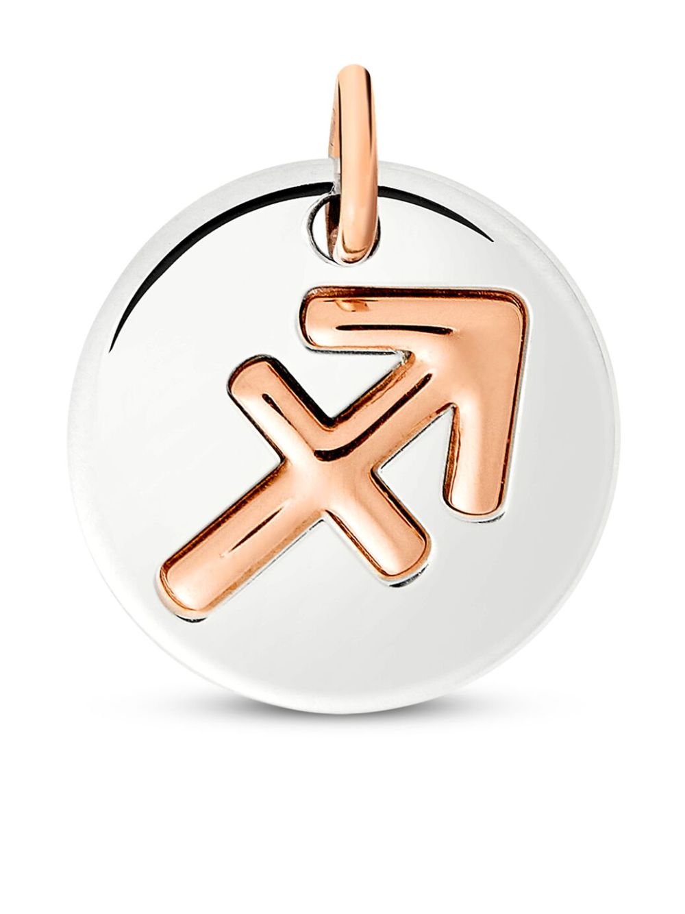 Dodo 9K玫瑰金纯银 Zodiac Sagittarius 吊饰 - 银色