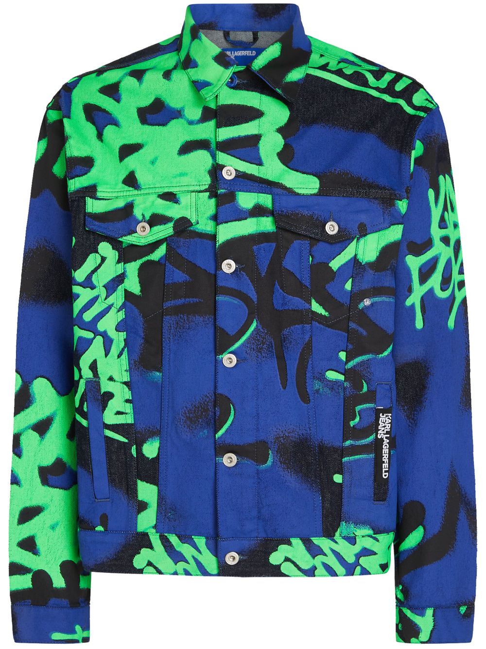 Karl Lagerfeld Jeans x Crapule2000 牛仔夹克 - 蓝色