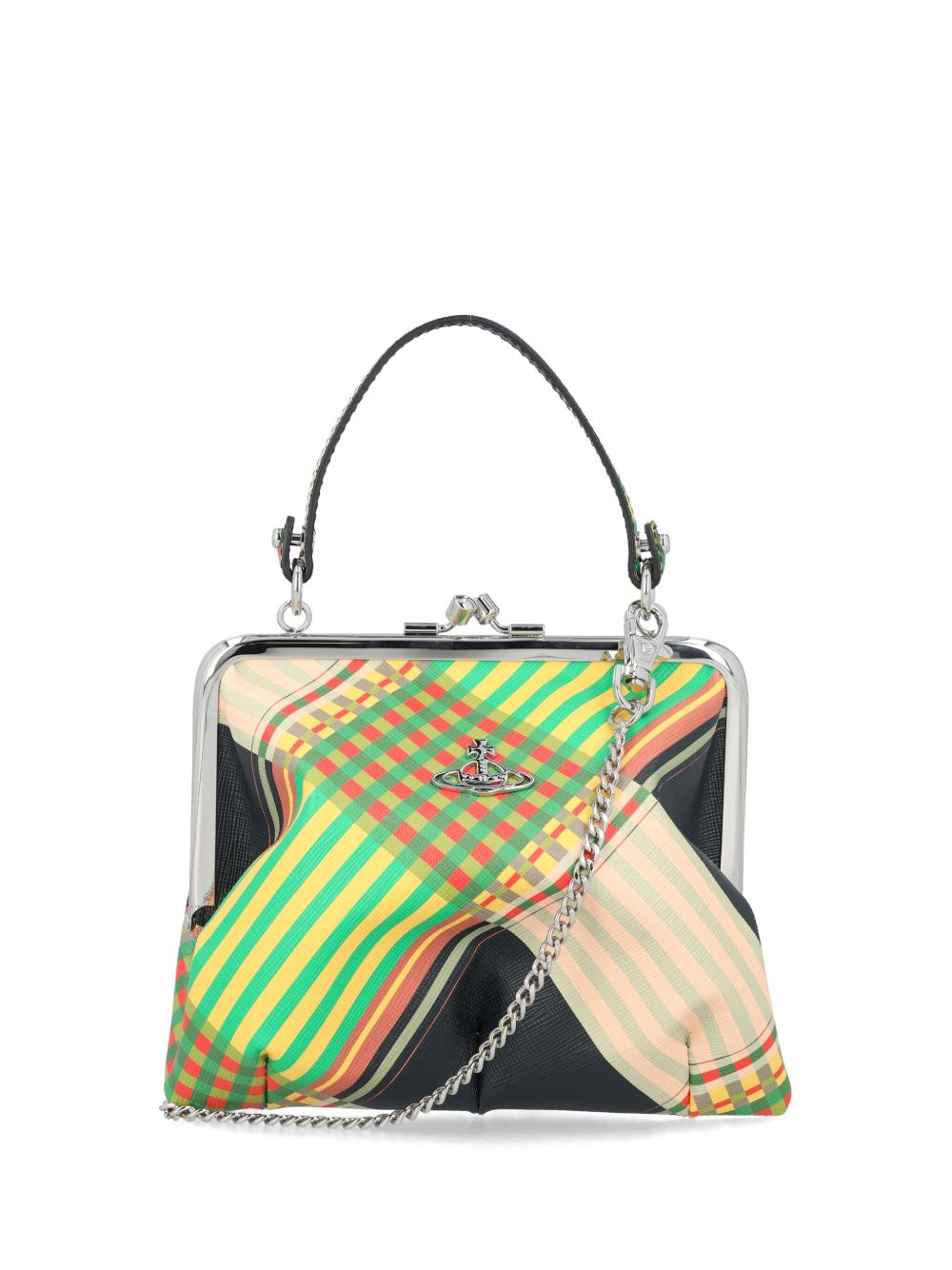 Vivienne Westwood Granny Frame 皮质迷你包 - 中性色