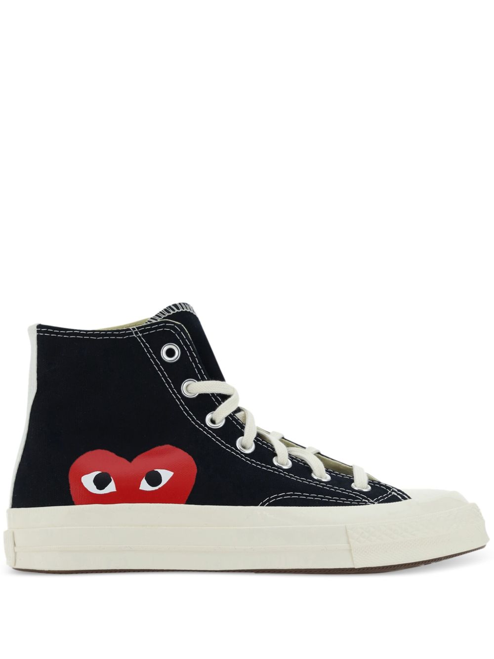 Comme Des Garçons Play x Converse Big Heart Chuck 70 运动鞋 - 黑色