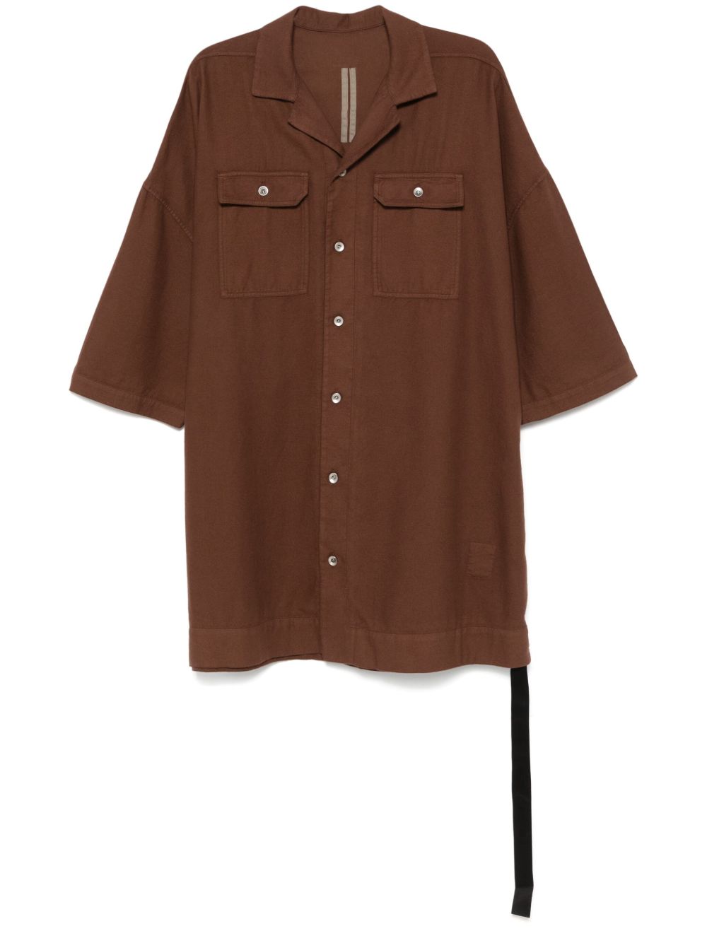 Rick Owens DRKSHDW Magnum Tommy 衬衫 - 褐色