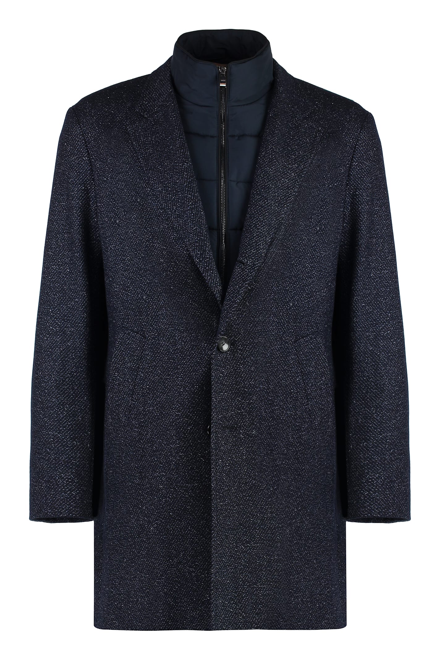 Hugo Boss 羊毛混纺大衣