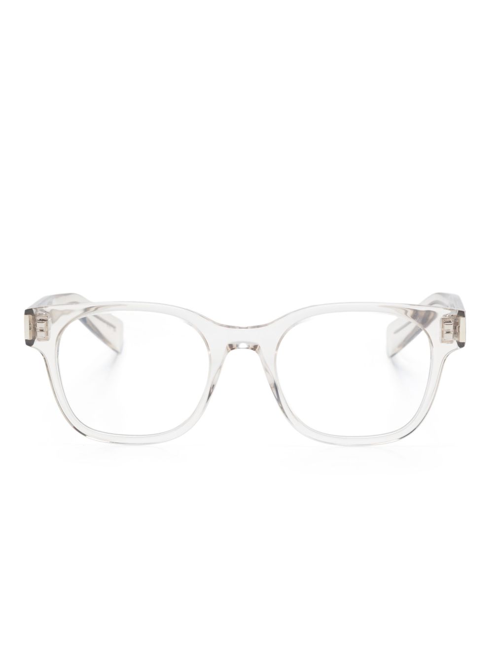 Saint Laurent Eyewear 透明镜框眼镜 - 灰色