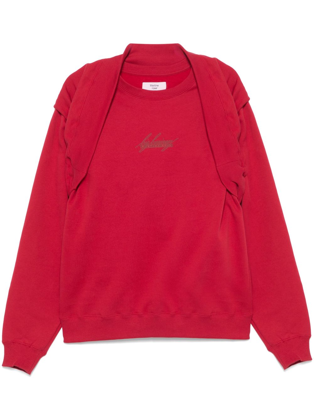 Martine Rose Celebration Crew 卫衣 - 红色