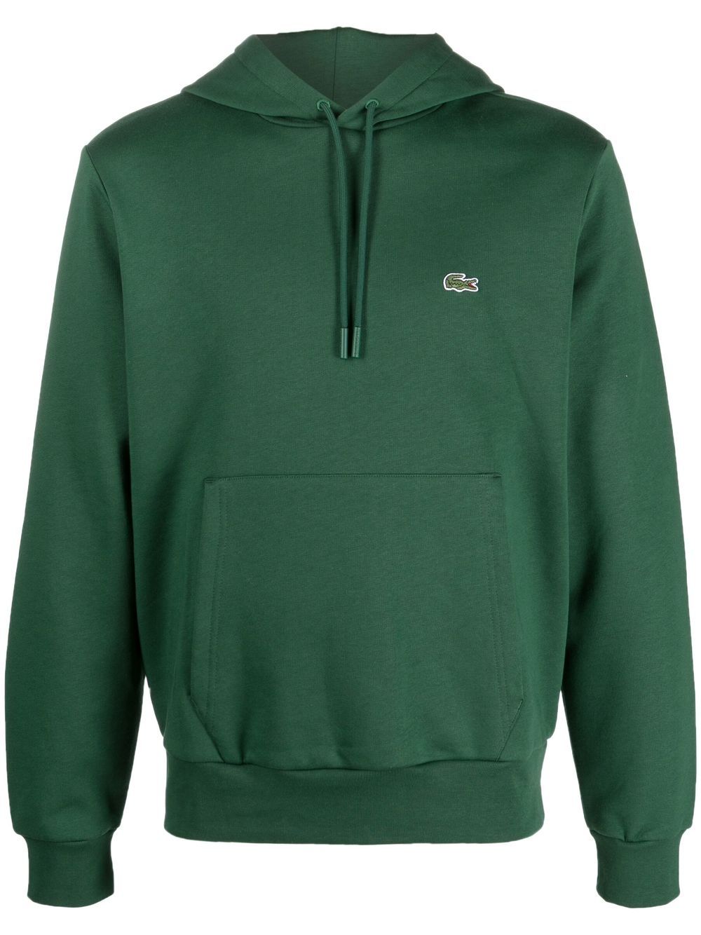 Lacoste 标贴抽绳连帽衫 - 绿色