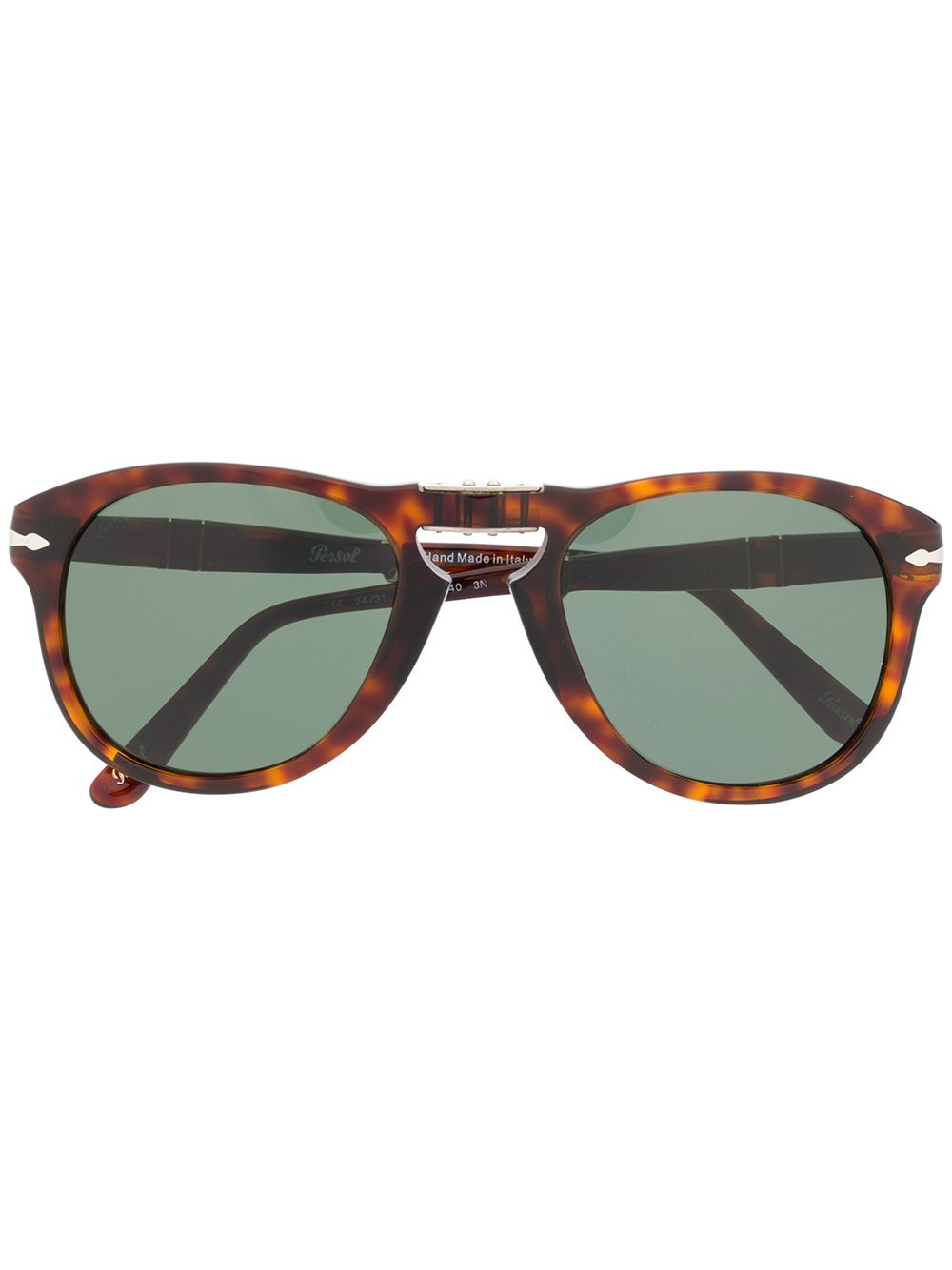 Persol 玳瑁纹框太阳眼镜 - 褐色