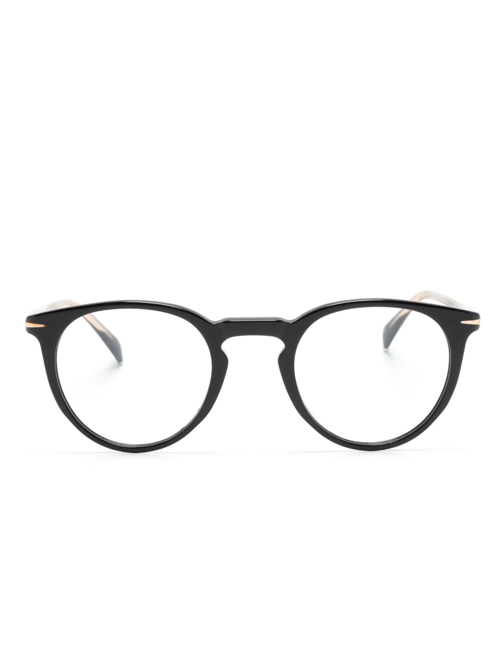 Eyewear by David Beckham 圆框眼镜 - 黑色