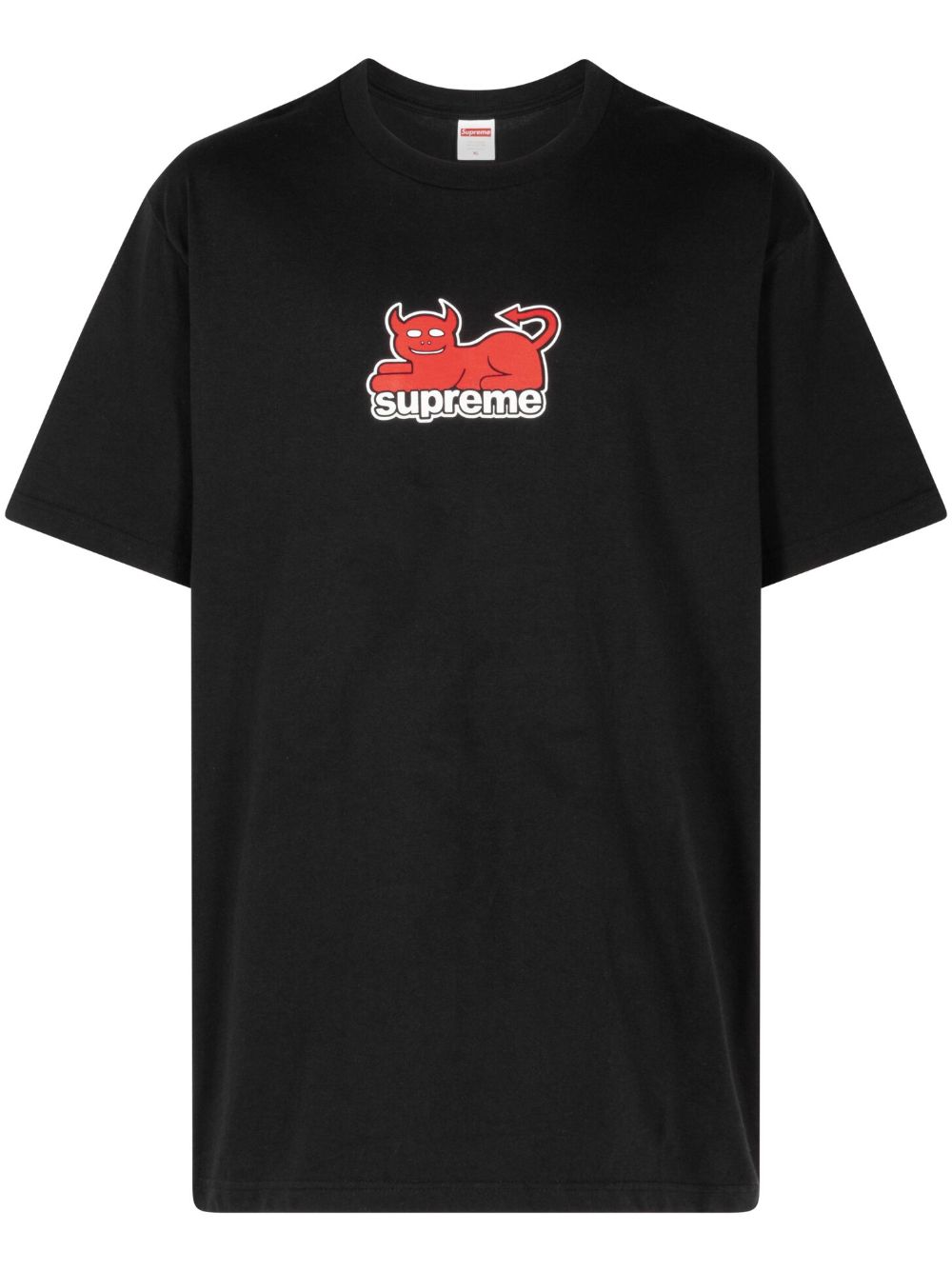 Supreme x Toy Machine Devil Cat Black T恤 - 黑色
