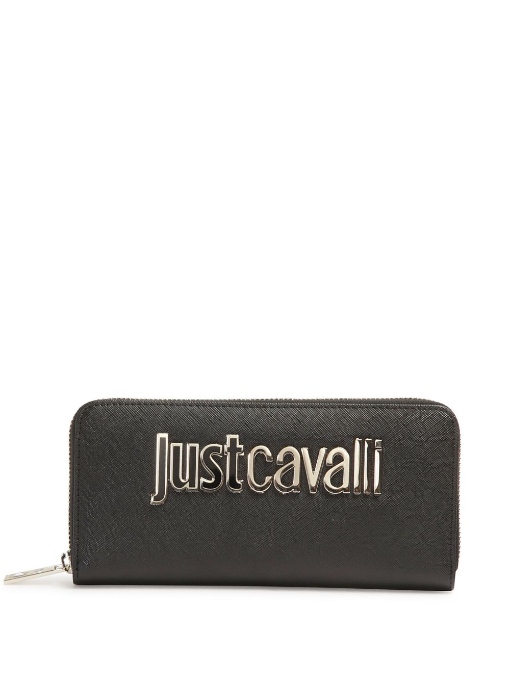 Just Cavalli logo标牌钱包 - 黑色