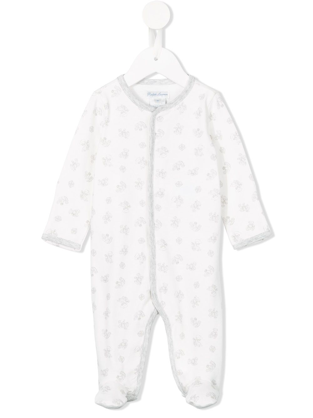POLO RALPH LAUREN KIDS 玩具印花睡衣套装 - 白色