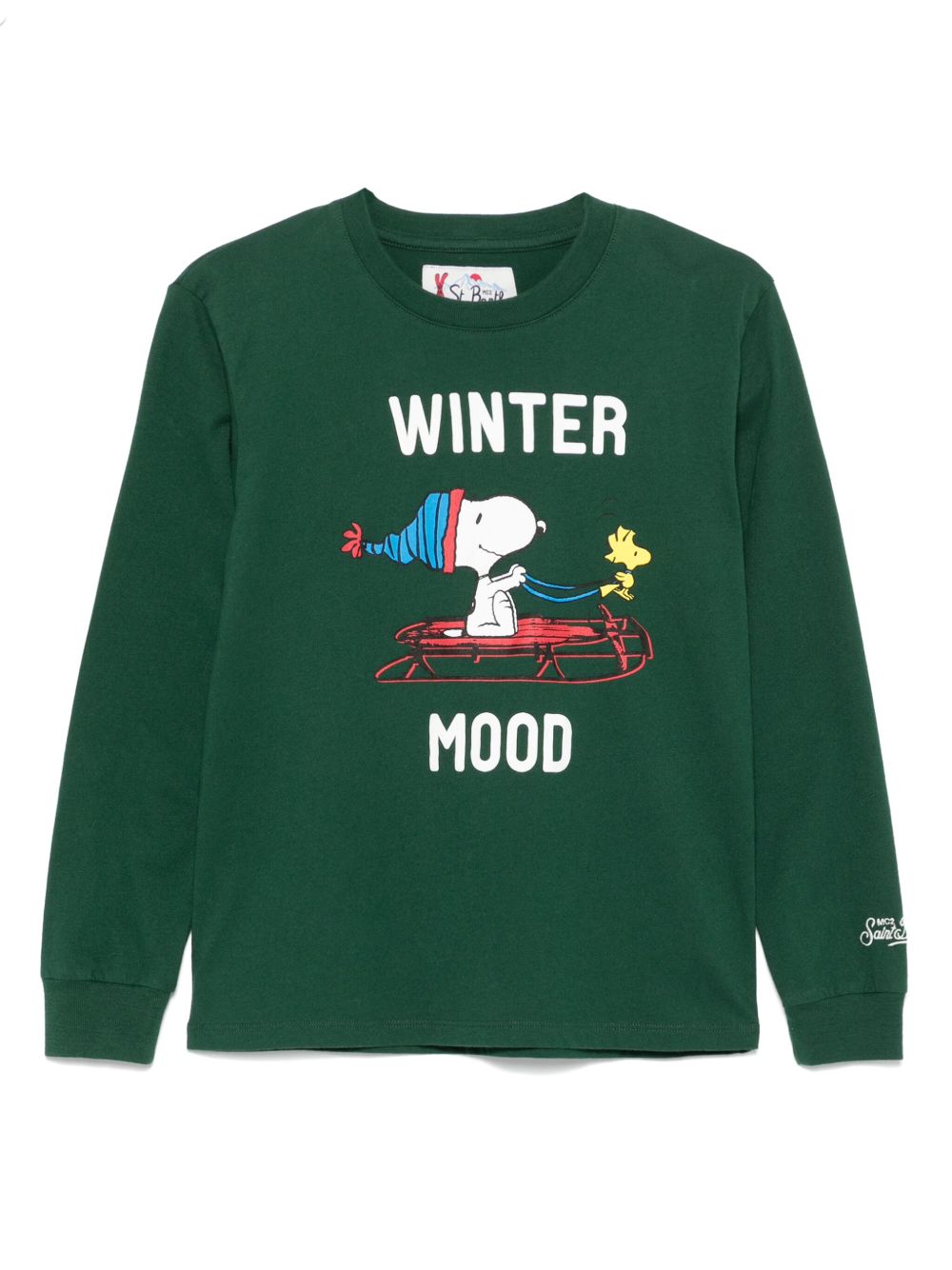 MC2 Saint Barth Kids x Snoopy Peanuts™ Luton T恤 - 绿色