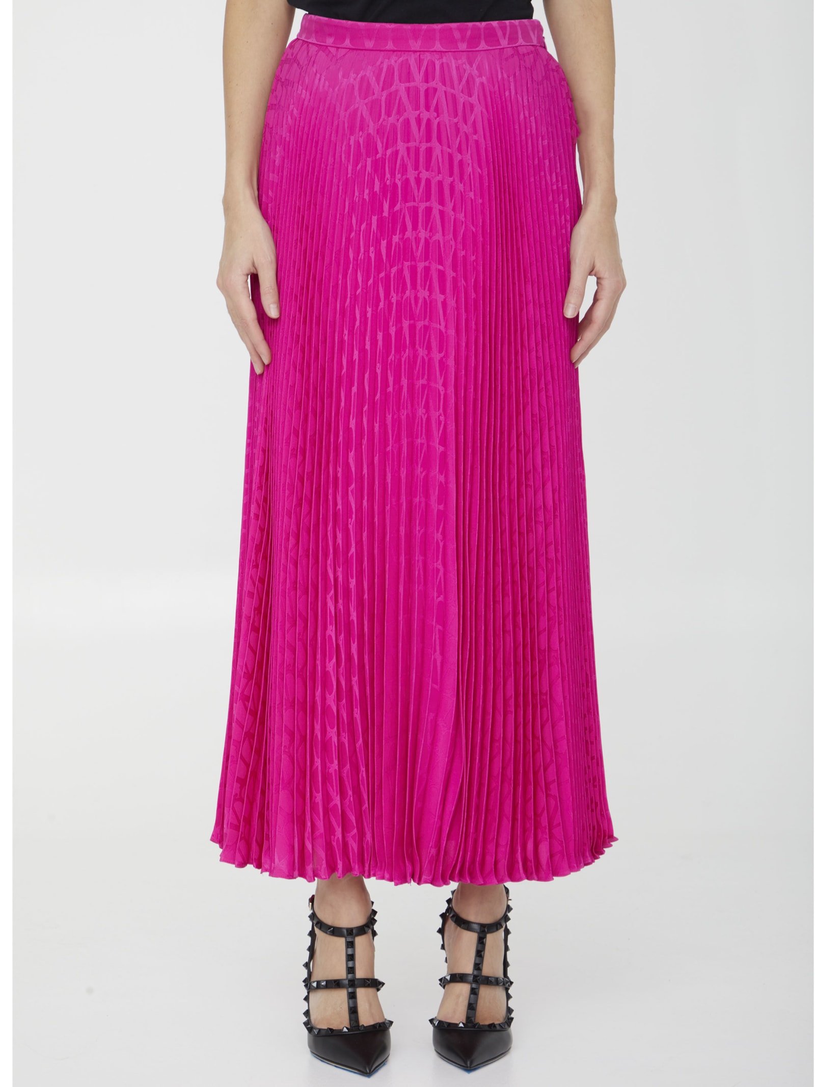 Valentino Garavani Toile Iconographe Silk Skirt