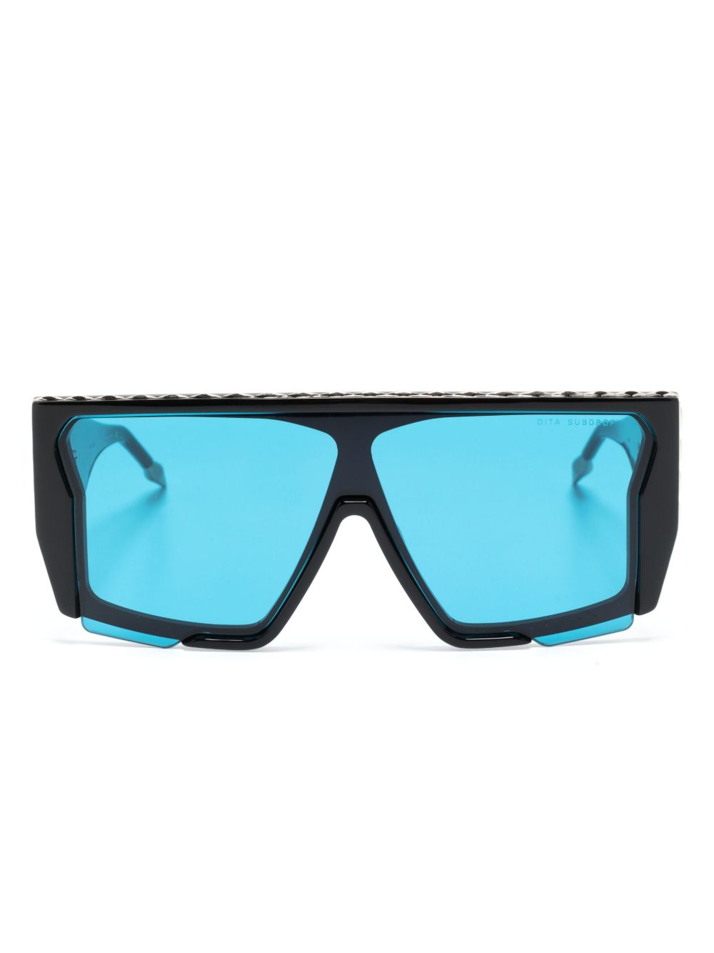 Dita Eyewear Subdrop 方框太阳眼镜 - 黑色