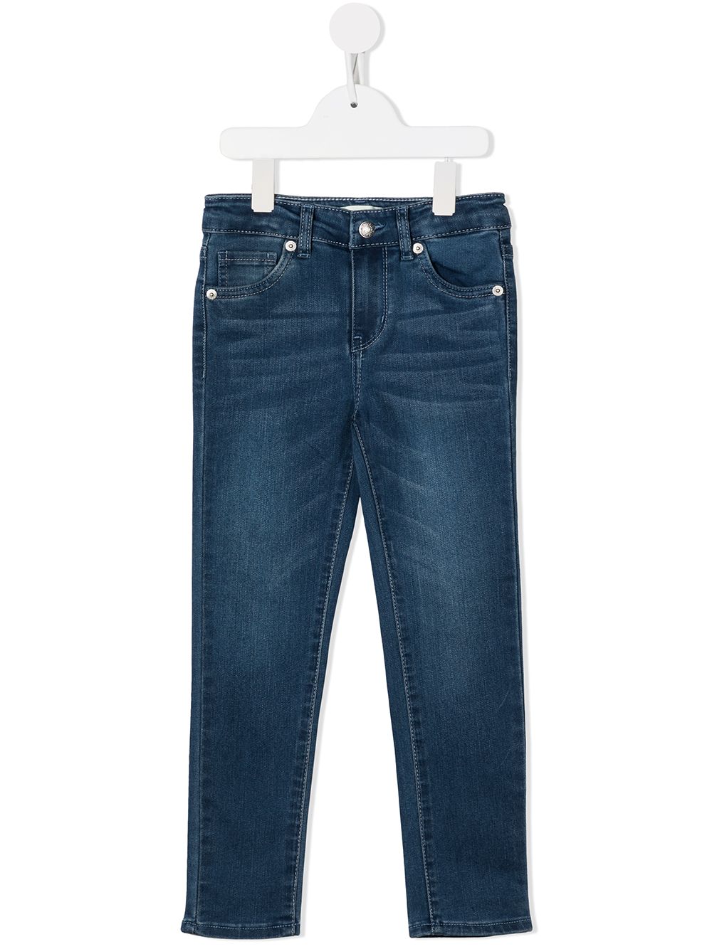 Levi's Kids 修身牛仔裤 - 蓝色