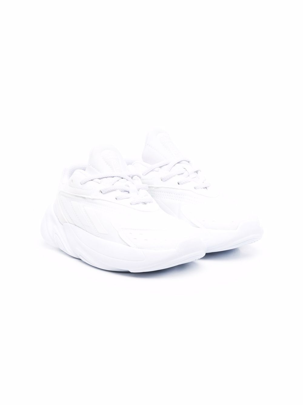 adidas Kids Ozelia 厚底运动鞋 - 白色