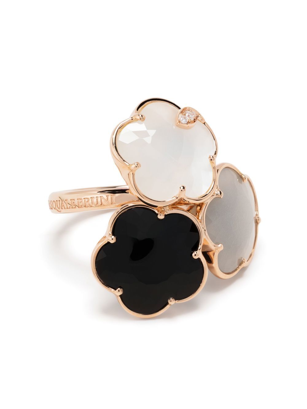 Pasquale Bruni Bouquet Lunaire 18K玫瑰金钻石戒指 - 粉色