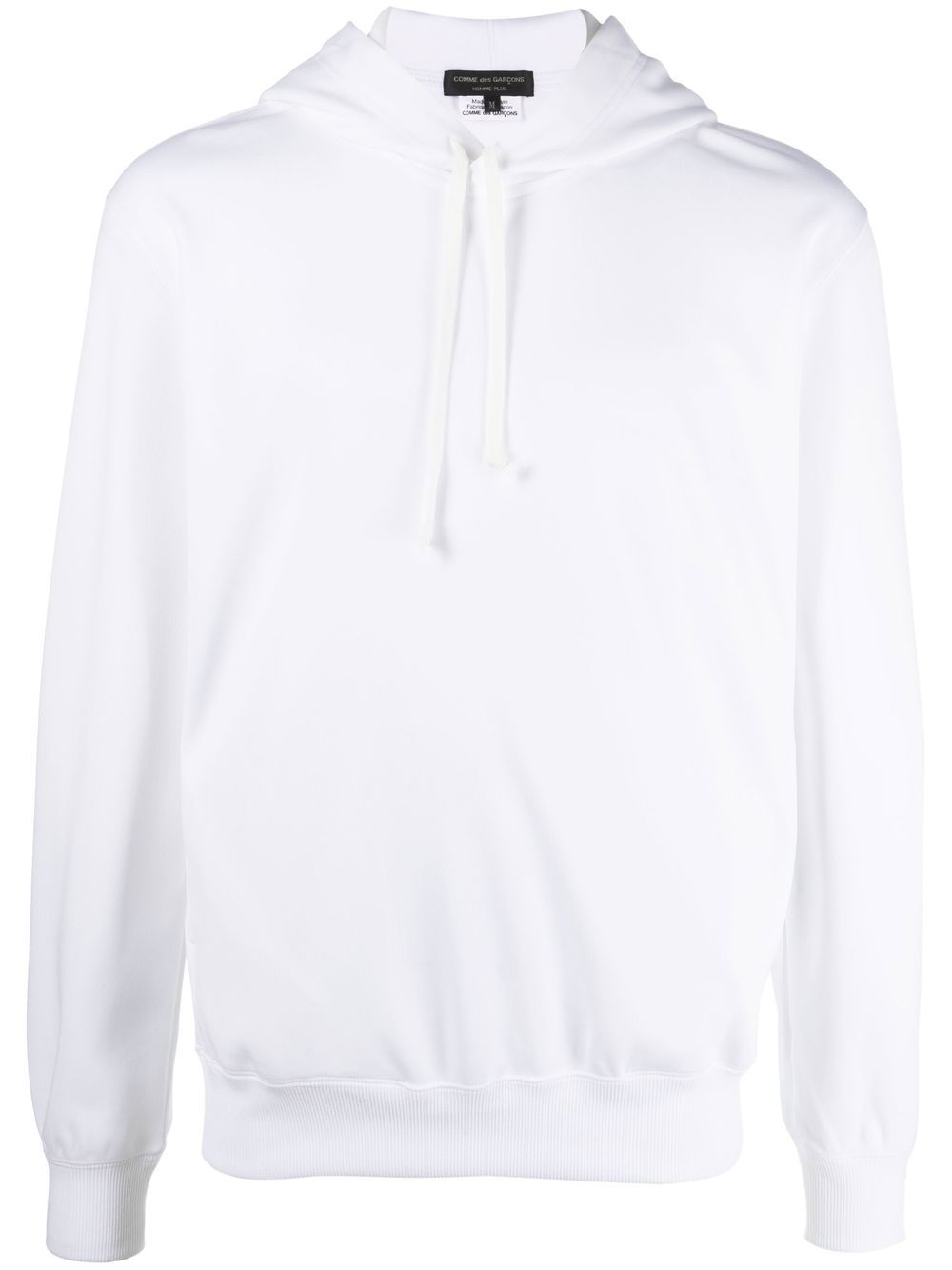 Comme des Garçons Homme Plus 图案印花套头式连帽衫 - 白色