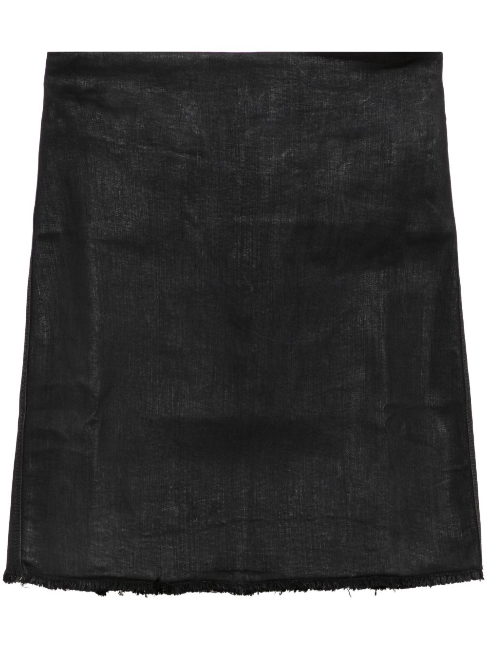 Rick Owens DRKSHDW Dirt Pillar 迷你半身裙 - 黑色