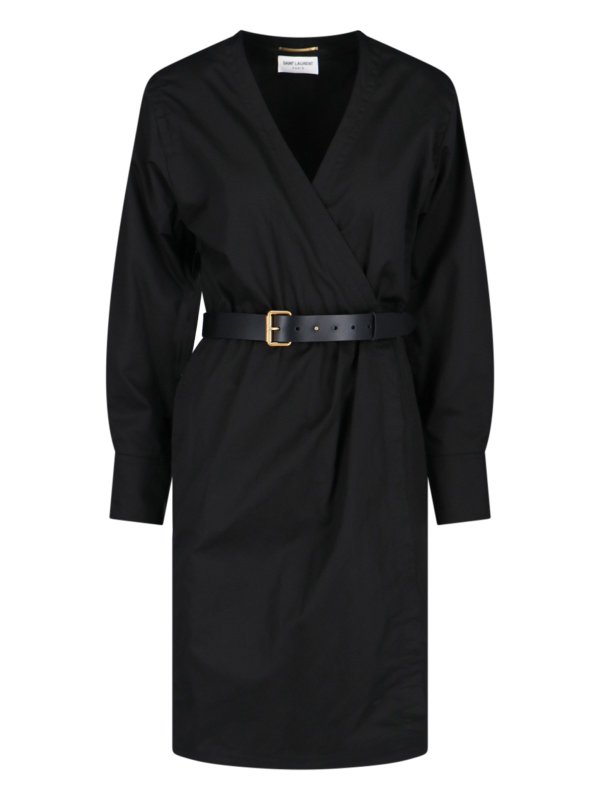 Saint Laurent Sheath Midi Dress