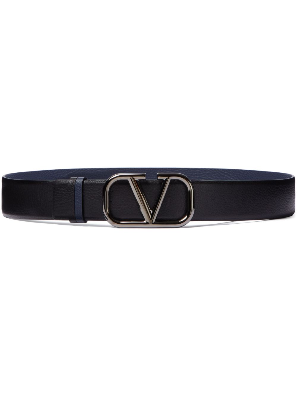 Valentino Garavani VLogo Signature 双面腰带（40毫米） - 黑色