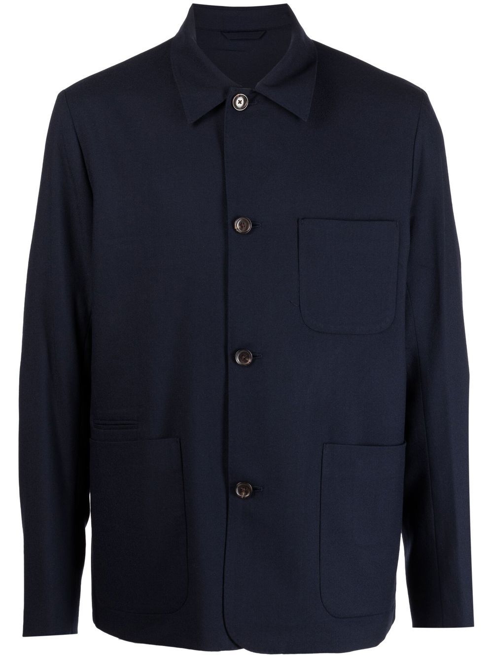 Paul Smith 纯色工装夹克 - 蓝色