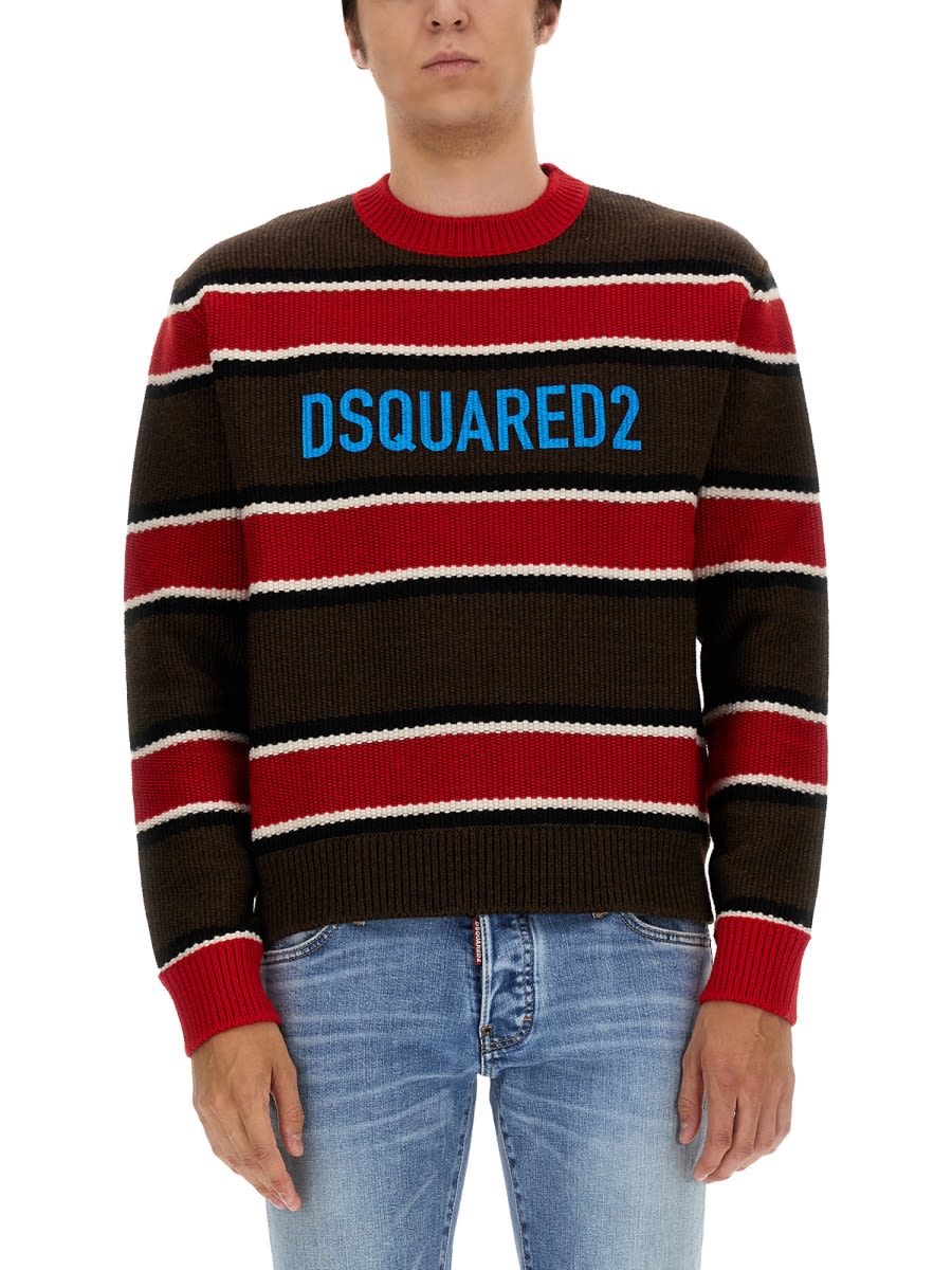 Dsquared2 logo款针织衫