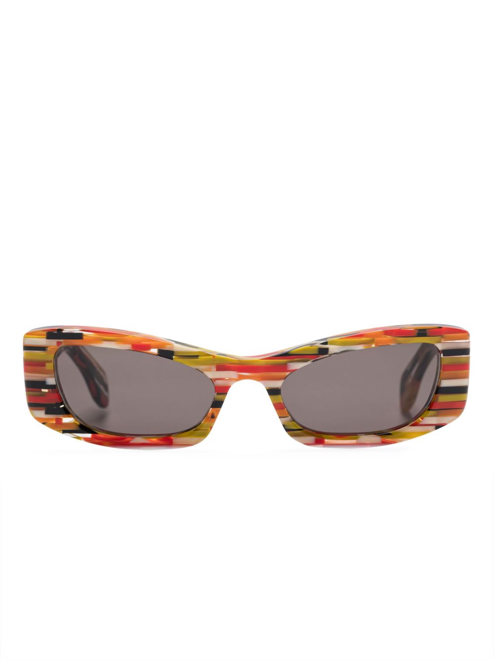 Marni Eyewear Nyama 太阳眼镜 - 黄色