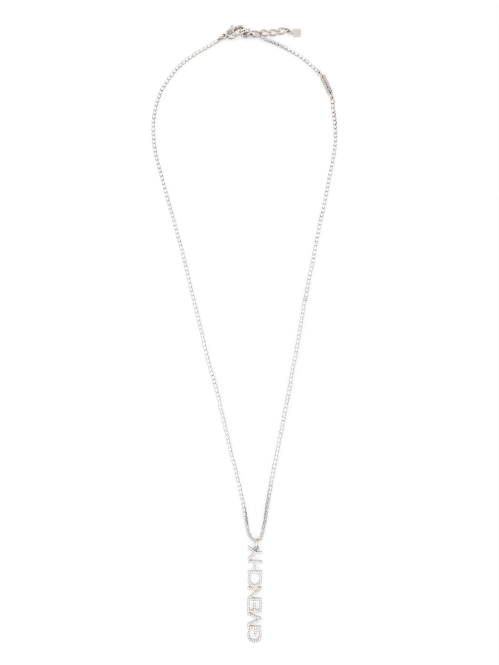 Givenchy logo项链 - 银色